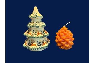 H03 Bunzlau Kerstboom 16,5 cm 1485 Kerst